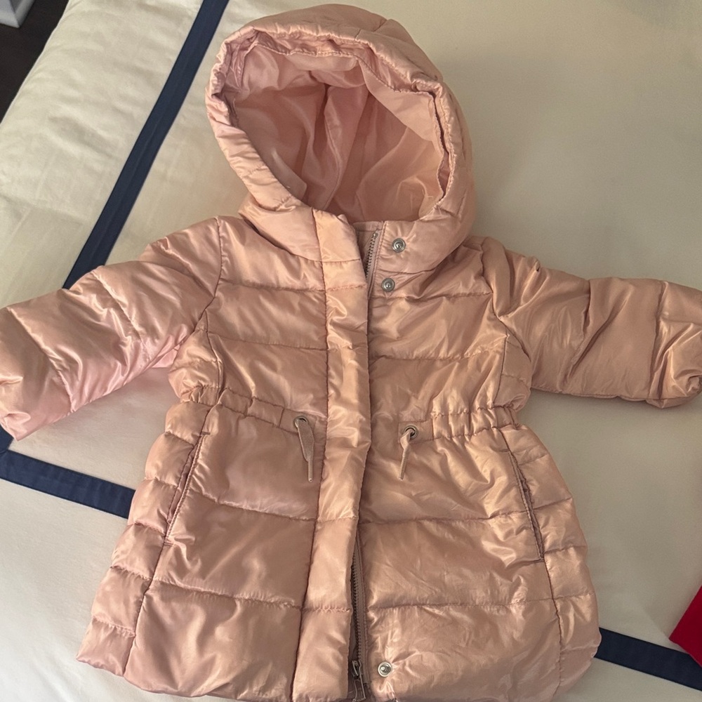 GAP Kids Light Pink Puffer Jacket